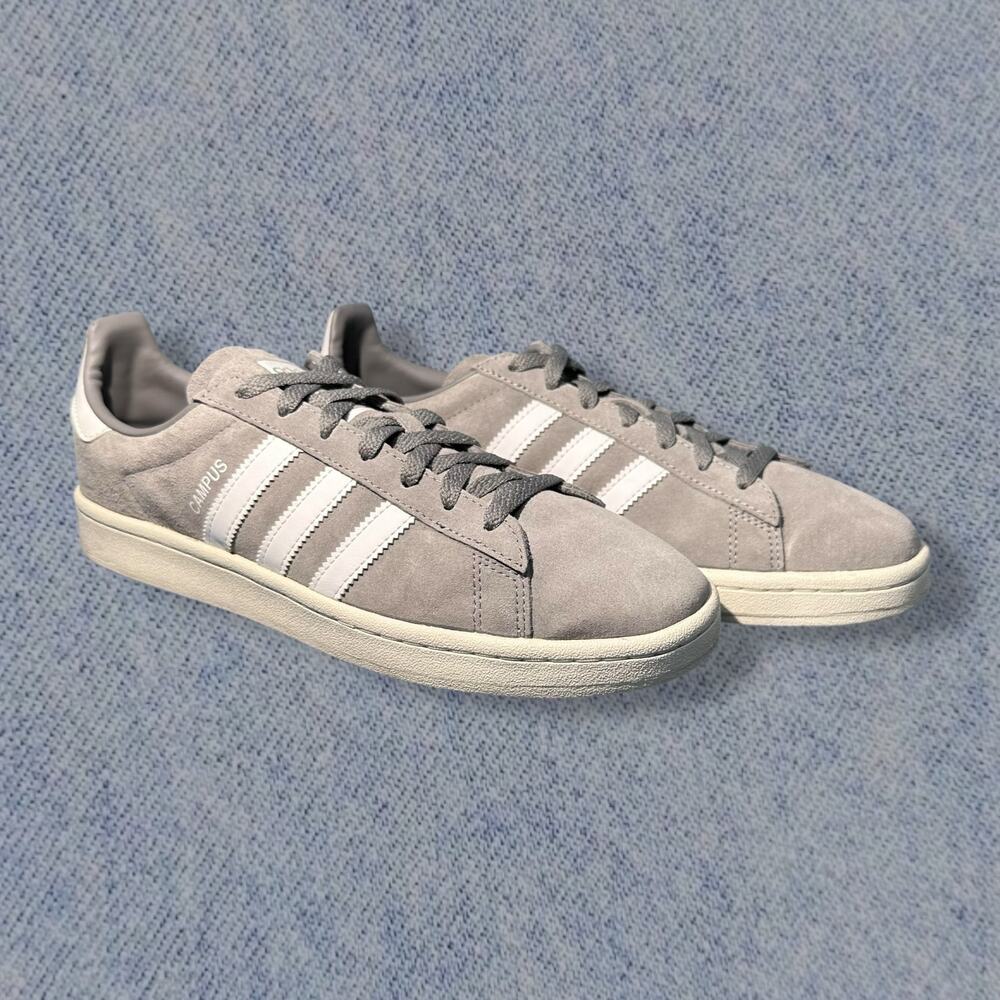Adidas Campus Gray Suede Men’s Sneakers - Size 9.5